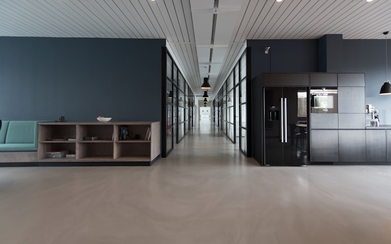 Modern office workspace