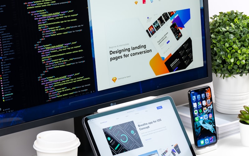 Web development on multiple screens